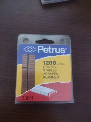 Caja de 1200 Grapas Petrus 530/4