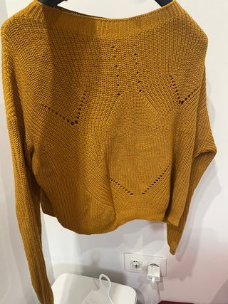 Jersey de punto amarillo