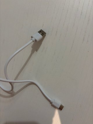 Cable USB a USB-C Blanco