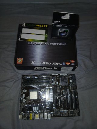 Placa Base ASRock 970 Extreme3 + CPU + 8GB RAM
