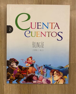 Libro Cuenta cuentos, bilingüe español e ingles