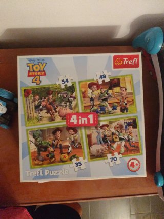 Puzzle 4 en 1 Toy Story 4 Trefl