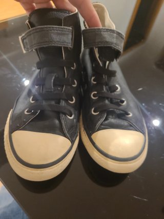 Zapatillas Converse de Piel Negras