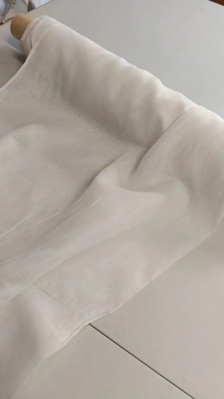 Rollo de Tela Organza Blanca