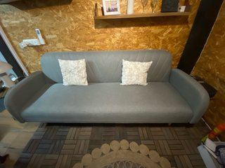 Sofá cama gris