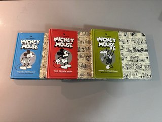 Lote 3 tomos Walt Disney's Mickey Mouse Floyd Gott