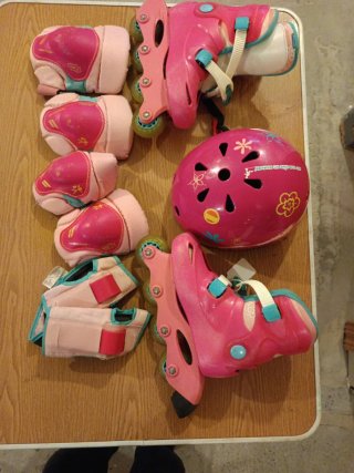 Set de Patines en Línea con Protecciones