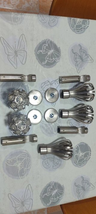 Set de piezas para rieles de cortinas