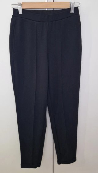 Pantalón negro Mango talla XS cintura elástica