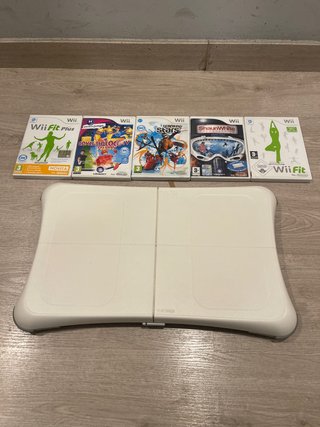 Pack Wii Balance Board + 5 Juegos compatibles