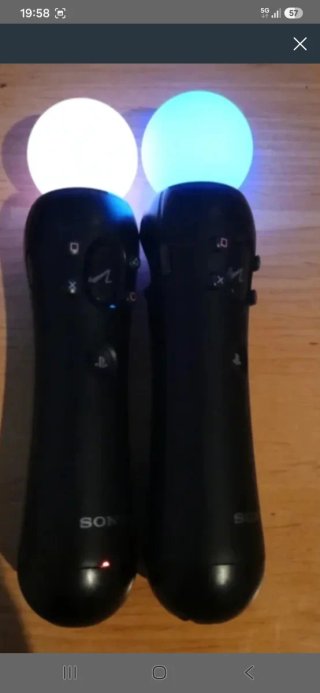 2 Mandos PlayStation Move Ps3/ps4/ps5