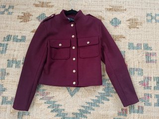 Chaqueta Zara Burdeos