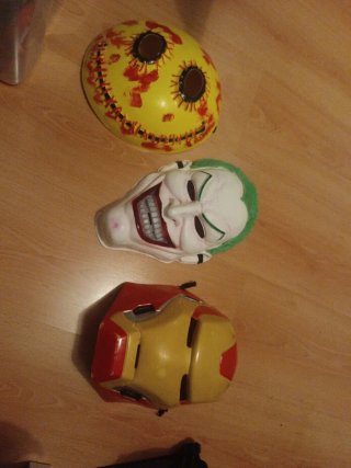 Set de 3 Caretas de Halloween