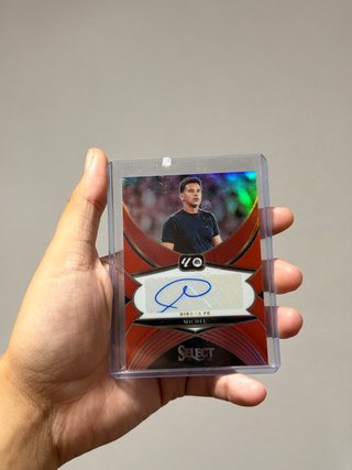 Carta Autografiada Míchel - Panini Select
