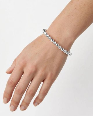 Pulsera de Bolas 3mm en Plata 925