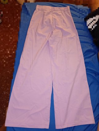 Pantalón de vestir rosa. Es de SheIn.