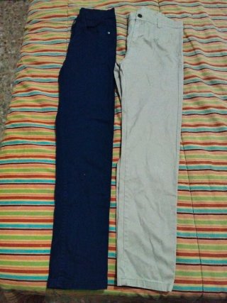 2 Pantalones Vaqueros para Niño talla 9/10
