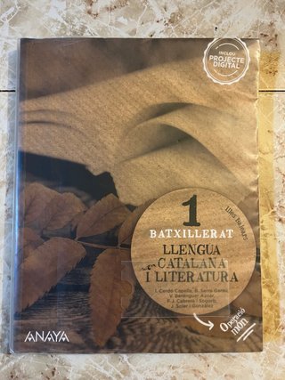 Llengua catalana i literatura, 1 Batxillerat, I...