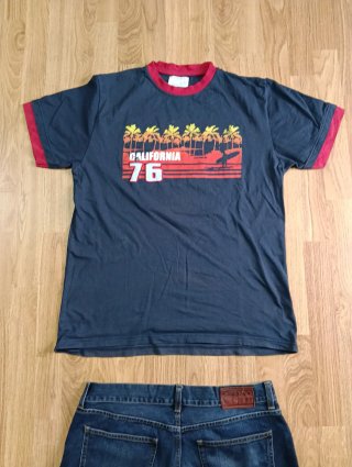 Camiseta Vintage 90s Green Coast Talla M