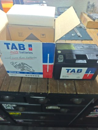 2 Batería de Moto TAB MYT12A-BS
