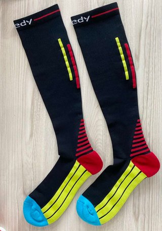 2 Pares de Calcetines de Compresión Talla L