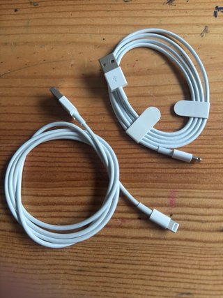 Pack 2 Cables Lightning a USB Apple