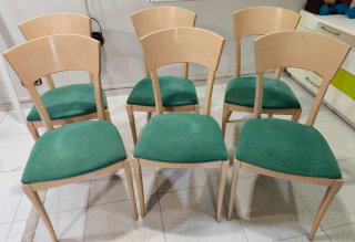 Set de 6 Sillas de Haya