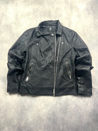 Chaqueta de cuero Vintage Retro Talla XS - S MUJER