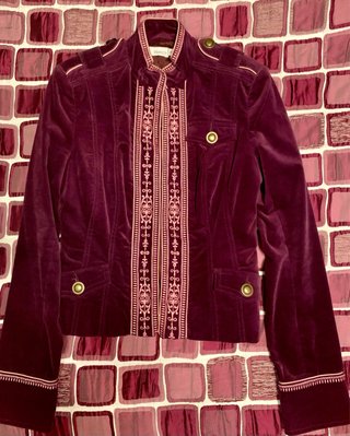 Chaqueta señora militar morado/lila