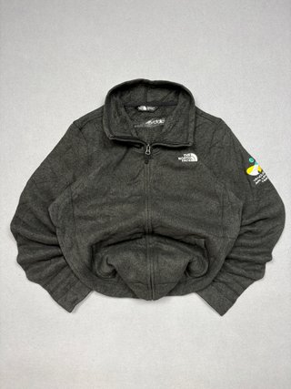 The North Face chaqueta polar gris oscuro L