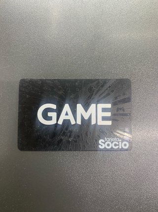 Tarjeta de Socio GAME