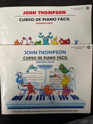 Curso de Piano Fácil 1 y 2 - John Thompson