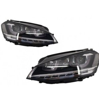 Faros delanteros Led Volkswagen Golf VII 7 Black e