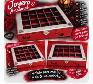 Joyero Artesanal Estilo Rock