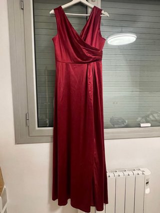 Vestido largo rojo