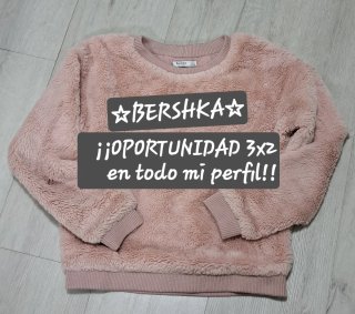 Jersey Bershka Rosa Talla S