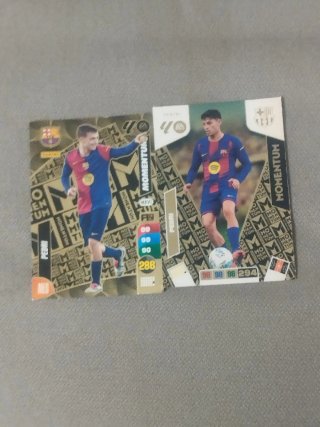 2 Cartas Pedri Momentum Panini La Liga