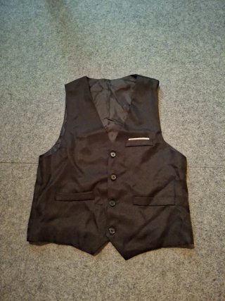 Chaleco de Traje Negro