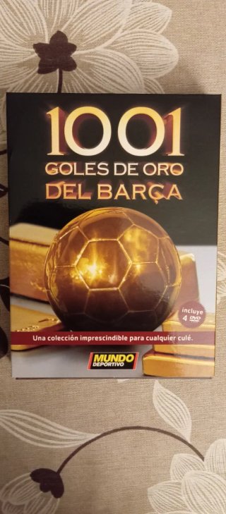 1001 Goles de Oro del Barça (4 DVD)
