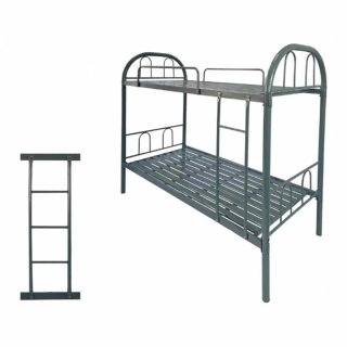 Letto a castello LITERA con struttura metallica e finitura elettrostatica, ideale per camere giovanili, appartamenti o case secondarie.
