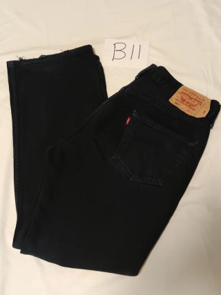 Pantalones Levi's 501 vintage Negros Talla W34