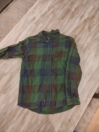 Camisa de cuadros Quiksilver. Talla 10