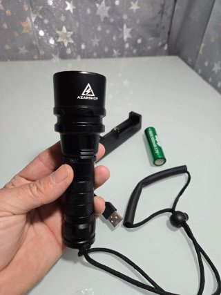 Linterna de buceo Azarshop 1000lm