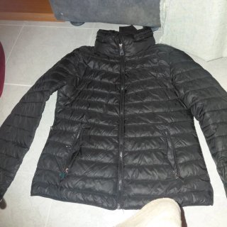 Chaqueta Plumas Negra