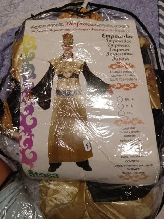 Disfraz Emperador Atosa Talla M