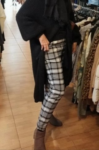 Pantalones de Invierno Cuadros Talla Única