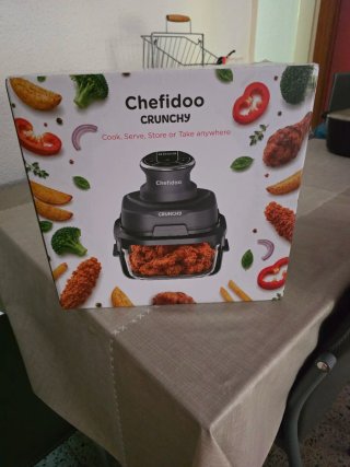 Freidora de aire Chefidoo Crunchy de 5,5L y 3L