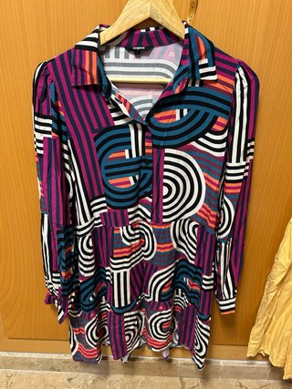 Vestido camisero Desigual estampado
