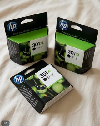 3 Cartuchos HP 301 XL Negros