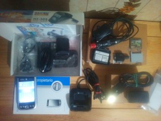Para coleccionistas. PDA Dell Axim con accesorios.